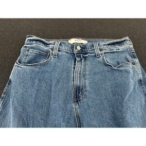 Hollister Baggy Wide Leg Jeans W32 L32 Medium Blue Wash